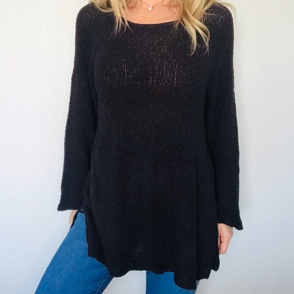 Eileen Fisher Rayon Sweater Relaxed Fit in Plum Sz Medium - Picture 2 of 7